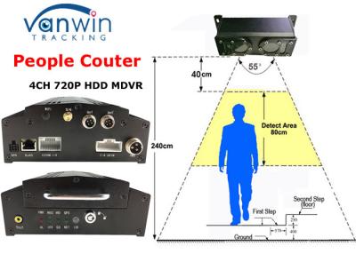 China Über 98% Genauigkeit widersprechen einzigartige 3G GPRS Leute MDVR für die Bus-Passagier-Zählung zu verkaufen