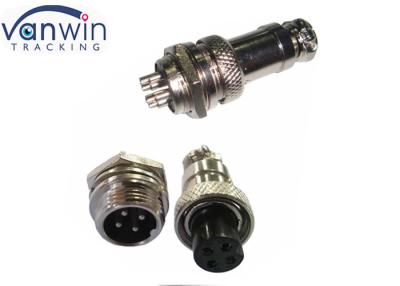 China Conector macho/adaptador femeninos del enchufe 3pin 4pin 5pin 12pin de la aviación para el sistema de vigilancia del dvr en venta