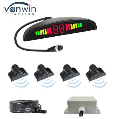 China Waterproof 12V/24V Parking Sensor System With 4 Sensors For Truck / Bus for sale