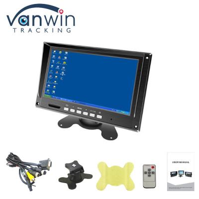 China 7inch TFT Monitor Screen LCD Color Car Monitor With VGA, AV Input For MDVR zu verkaufen