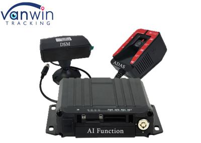 China 4 canales 1080P Vehículo GPS 4G WIFI AI BSD DSM ADAS MDVR para autobús en venta