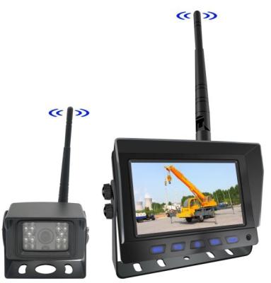 China AHD Digital Wireless Car Reversing Backup Camera Kit Vorklift Truck Van Wireless TFT Car Monitor Systeem Te koop