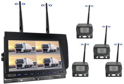 China 10 Zoll Quad Split 4ch AHD Wireless 1080P Auto-Rückwärtskamera Monitor Kit zu verkaufen