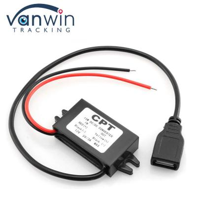 China DC-Wandler Buck-Modul 12V auf USB 5V 3A DC-DC-Wandler Schritt nach unten Adapter für Auto zu verkaufen