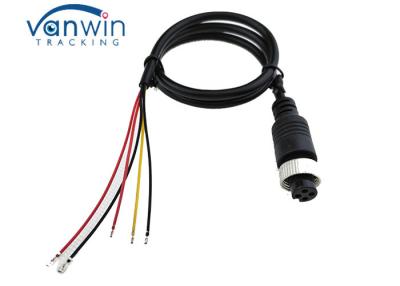 China Auto-Videoerweiterungs-Kabel 4 weibliche Luftfahrt Pin mit 5 oder 6 Drähte Adapter für LKW, Anhänger zu verkaufen