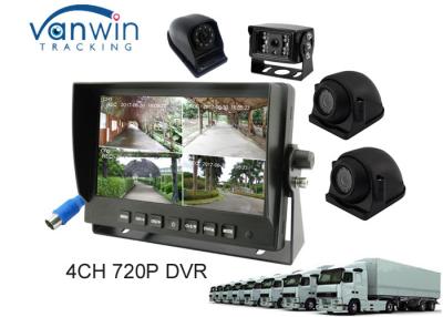 China 7“ van de de Monitorsteun 4PCS 720P van de Vierlingahd DVR TFT Auto de Camera'shdd Opname Te koop