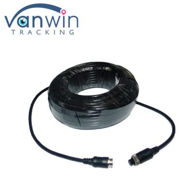 China 20m Grado de aviación GX12 4pin Hombre a mujer cámara de marcha atrás cámaras de vista trasera Cable de extensión para conexión DC 12V/24V en venta