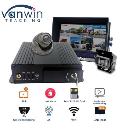 Китай MAX 512 ГБ Двойная память SD-карты 4CH мобильный DVR с 4G GPS 1080P Full HD SD-карта Mdvr продается