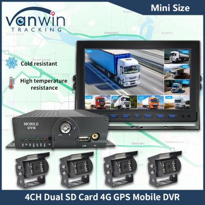 China H.265 4CH Full HD Mobile DVR Live Stream Blackbox Recorder 4G Wifi GPS CCTV de veículo à venda