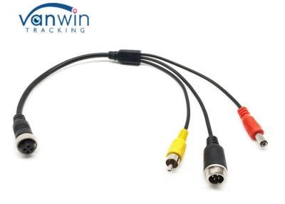 Cina Accessori di DVR, adattatore esterno 4 Pin Female Aviation Plug del microfono a 4pin male+RCA+DC in vendita