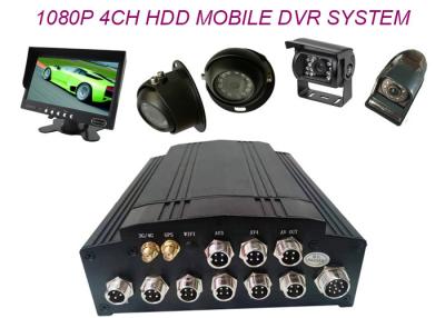 China Recorder 10W 4G 3G GPS WIFI RS485 4CH 1080P HD DVR zu verkaufen