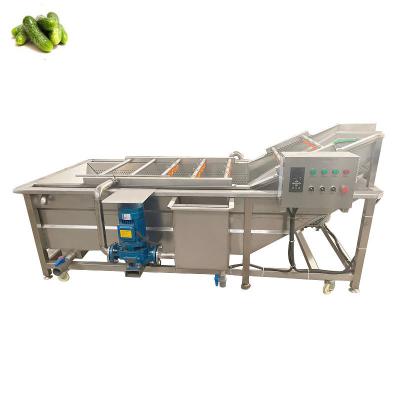 China Snack Factory High Quality Fully Automatic Vegetables Pepper Potato Tomato Pumpkin Sprinkles Radishes Rinseing Machine for sale