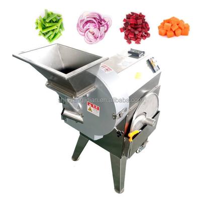 China Snack Plant Vegetable Carrot Dicing Cutter Shredding Machine/Cheap Price Ham Sausage Salami Slicing Machine Fruit Apple Slicing Machine for sale