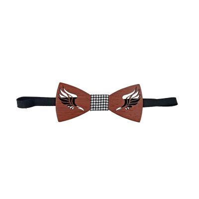 China Wholesale cheap hot sale wooden men's retro bow tie suit chic bow tie for sale