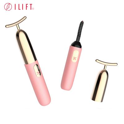 China ABS 10s Fast Heating Eyelash Curler Electric Eyelash Sweep Multifunctional Cordless Eye Massager for sale