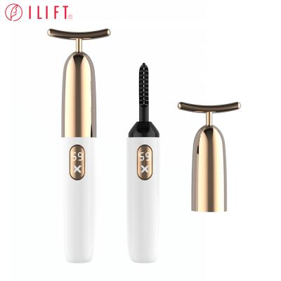 China Customized Electric Heated 3d Eyelash Electric Heating Eyelashes New Mini ABS Curler2021 for sale