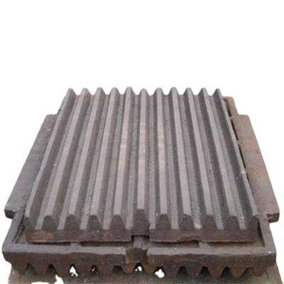 China Cement Plant Manufacturer Casting Customized Rock Crusher Manganese Jaw Plate for sale