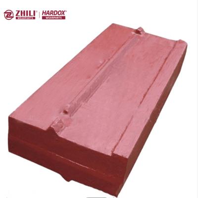 China Cement Factory High Chrome SBM Blow Bar Cr26 With Ceramic Inserts For Impact Crusher Wear Casting Parts for sale