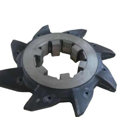 China Ore Mining China Factory Supply STAR-WHEEL Crusher Wear Parts Mn18Cr2 Rock Stone Crushing GOLD MINING Crusher Parts Wear Double Life for sale