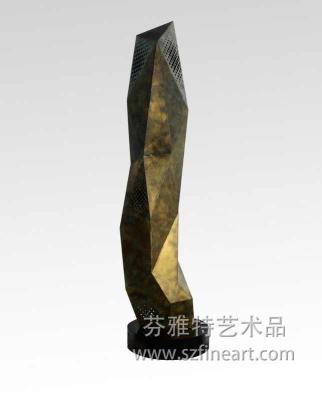 China Hot Handmade Abstract Mountain Metal Wall Art Sculpture For Home Decor for sale