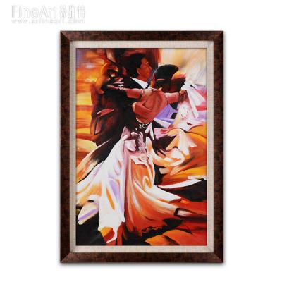 China 100% hot handmade dance oil paintings on canvas for sale