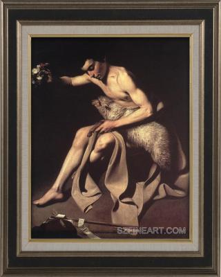 China Classical European Taste Classic People Oil Painting By Caravaggio Of Naked Female for sale