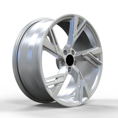 China Fine Aluminum Alloy 6061-T6 Silver Coating 5x205 6x139.7 Full Wheels 22 Inch 17 Rim For Car Audi A3 8p for sale