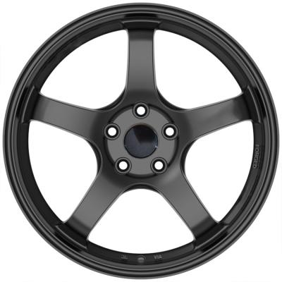 China 6061-T6 Aluminum Alloy Custom Good Performance 5 Spokes Black 5x112 Car Rims 18 Inch For Jimny Jb74 Wheel for sale