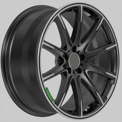 China 5x112 Black Machine Face Sport Car Rims For Golf 5 Wheel Customized By Sorts Cb66.45 for sale