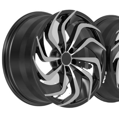 China 6061-T6 aluminum alloy custom hot 20 inch left right turning racing car wheels for sale for VW rims for sale