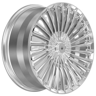 China Beautiful Shape Polished Multi Spokes 21 Inch Rims Alloy Aluminum Wheel Rim For Sale for sale