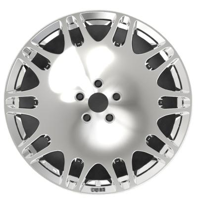 China 6061-T6 Aluminum Alloy Manufacture Size 20 Spoke Wheels Chrome Rims For Luxury Cars for sale