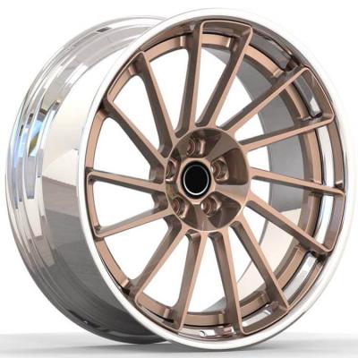 China A6061-T6 Aluminum Alloy Monoblock 2 Piece 3 Piece Polished Forged Wheels And Edges 5x108 19 5x160 Alloy Wheels for sale