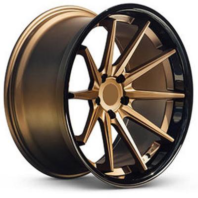 China A6061-T6 Aluminum Alloy Forged Wheels 5x120 2 Piece Alloy Car Skirts 20 Inch Deep Plate Wheels 5x120 Deep Plate for sale