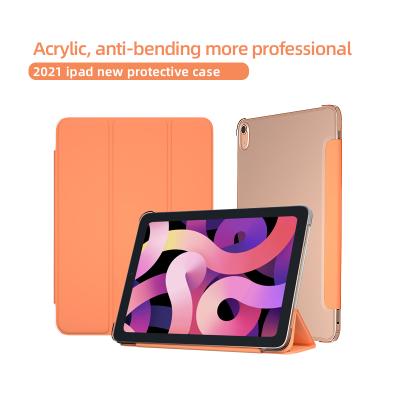 China Light Weight And Drop Resistant Acrylic Transparent Hard Back Smart Case For Ipad 10.2 8th for sale