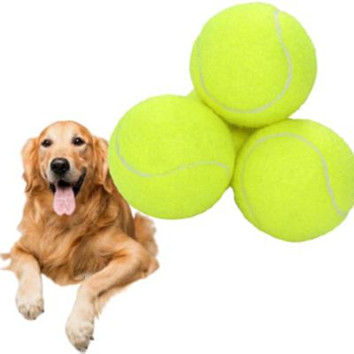 China Safe Stored Eco-Friendly Rubber Tennis Ball Wholesale Pet Dog Dog Toys For Exercise Training for sale