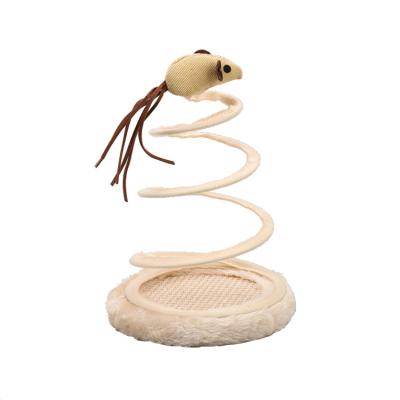 China For Cat Scratcher Toys Mice Toys Pet Cat Wholesale Custom Spring Plush Mouse Toys for sale