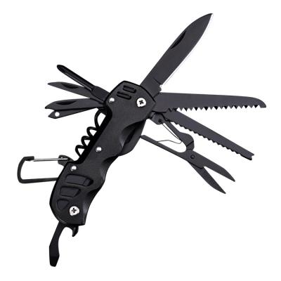 China Custom Logo Tool 11 Multi Functions Portable In 1AM Swiss Knife Survival Folding Multifunctional Outdoor Camping Knife for sale