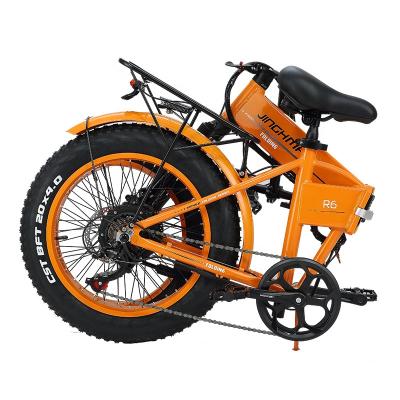 China Horn 350W 500W folding ebike battery electric bike 48v full suspension mountain bicycle with dimming and controller for sale