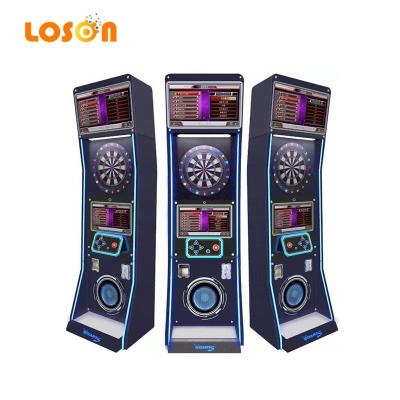 China Wood Indoor stand professional electronic game coin operated board electronic dart arcade machine for bars for sale