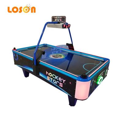 China Plastic+metal+wood Customized Electronic Score Counter Metal Bubble Coin Operated Ice Air Hockey Table Arcade Gaming Machines for sale