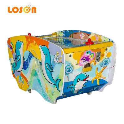 China Plastic+metal+wood Electronic score counter  kids coin operated ice hockey table arcade games machine for sale