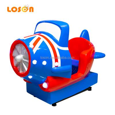 China Fiber glasses British style screen of swing mini trackless train amusement machine kids kiddie ride coin operated games for sale