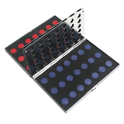 China Entertainment Mini Four in a tier game metal connect 4 for table board game set for sale