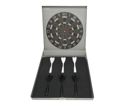 China Aluminum 2 Game In Aluminum Magnetic Traveling Darts 1 And Chess Family for sale