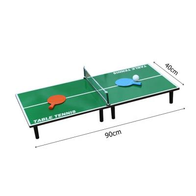 China Entertainment Indoor Sports Game Kids Ping Pong Set 90cm Mini Table Tennis Table Top Game for sale