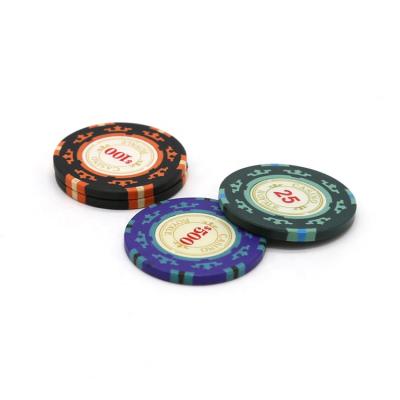 China Clay Royale Casino Tricolor 14g Clay Poker Chips Pieces for sale