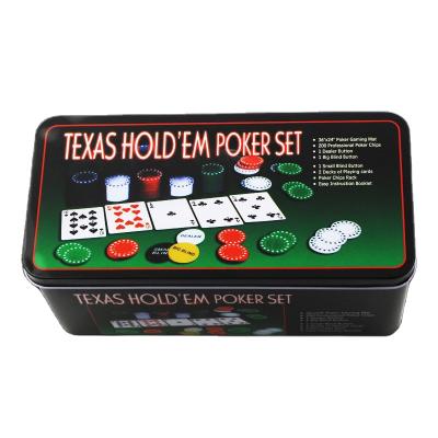 China ABS OEM 200 Pcs 4g Chips Poker Set With Iron Case for sale