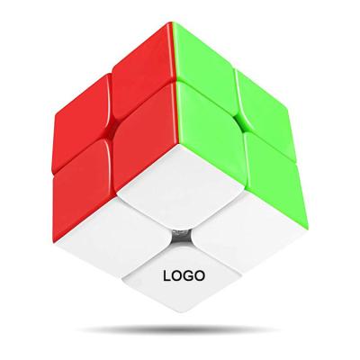 China DIY TOY Cube 2x2 Stickerless 50mm Custom Magic Cube Puzzles Toys for sale