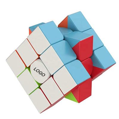 China DIY PLAY Cube 3x3 Stickerless 56mm Custom Magic Cube Puzzles Toys for sale